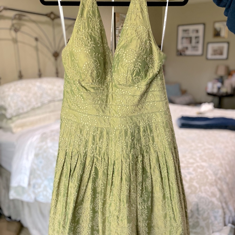 Beautiful sparkly halter dress - Kay Unger